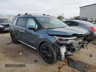 2022 Kia Carnival SX with VIN KNDNE5H33N6176726, listed as a Copart auction lot 80013124 with 14,936 mi miles and Salvage Title. Bid and sale history available at carsss.com. Image 4.