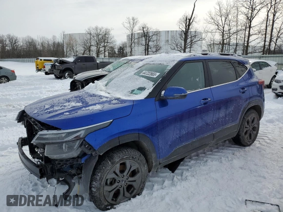 2024 Kia Seltos S z VIN KNDEUCAA2R7476435, wystawiony jako Copart lot #44722865 z przebiegiem 12 012 mil mil oraz Nie do naprawy • Non repairable. Historia ofert i sprzedaży dostępna na DreamBid. Obrazek 1.