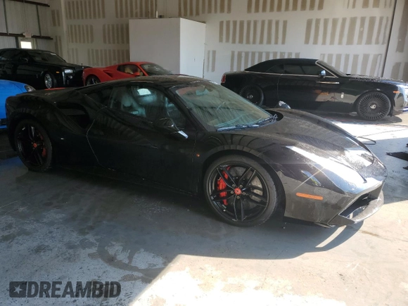 2017 Ferrari 488 z VIN ZFF79ALA1H0227399, wystawiony jako Copart lot #74447644 z przebiegiem Nie podano mil oraz Szkoda całkowita • Salvage title. Historia ofert i sprzedaży dostępna na DreamBid. Obrazek 4.