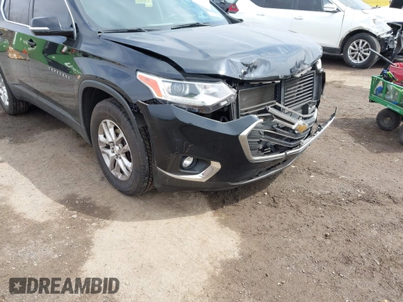 2018 Chevrolet Traverse LT Cloth with VIN 1GNEVGKW9JJ281915, listed as a IAAI auction lot 41943572 with 48,569 mi miles. Bid and sale history available at carsss.com. Image 17.