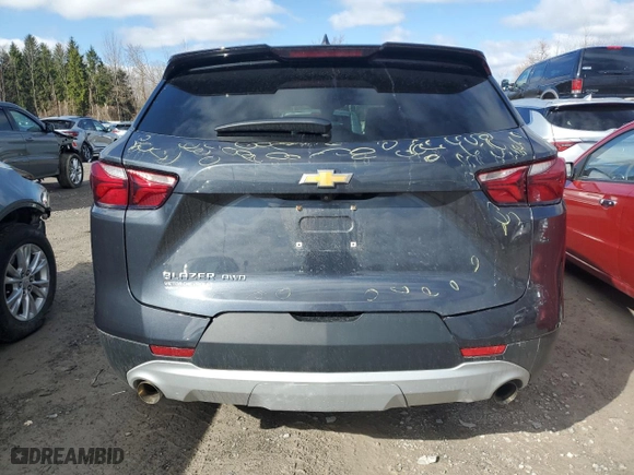 2021 Chevrolet Blazer LT with VIN 3GNKBHR45MS583713, listed as a Copart auction lot 49769315 with 33,530 mi miles and Salvage Title. Bid and sale history available at carsss.com. Image 6.