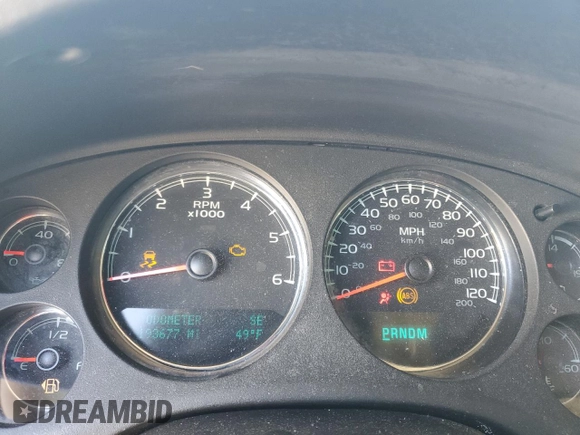 2014 GMC Yukon Denali with VIN 1GKS2EEF0ER130588, listed as a Copart auction lot 45232075 with 193,677 mi miles and Salvage Title. Bid and sale history available at carsss.com. Image 9.