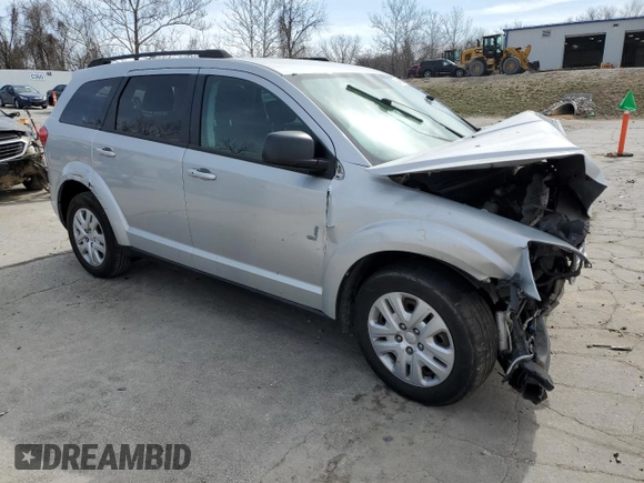 2014 Dodge Journey SE with VIN 3C4PDCAB3ET185143, listed as a Copart auction lot 49794775 with Not Provided miles and Salvage Title. Bid and sale history available at carsss.com. Image 4.