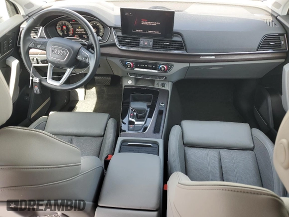 2021 Audi Q5 Premium Plus with VIN WA1BAAFYXM2051891, listed as a Copart auction lot 52320605 with 26,747 mi miles and Salvage Title. Bid and sale history available at carsss.com. Image 8.