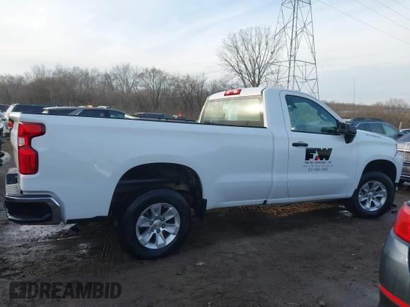 2020 Chevrolet Silverado 1500 Work Truck with VIN 3GCNWAEF6LG262192, listed as a IAAI auction lot 41051629 with 46,663 mi miles. Bid and sale history available at carsss.com. Image 13.