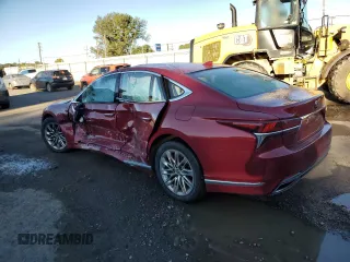 2019 Lexus LS with VIN JTHB51FF1K5007992, listed as a Copart auction lot 81781454 with 50,571 mi miles and Salvage Title. Bid and sale history available at carsss.com. Image 2.