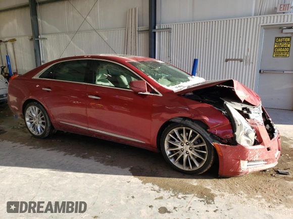 2013 Cadillac XTS Platinum with VIN 2G61V5S39D9197596, listed as a Copart auction lot 48165765 with 157,777 mi miles and Salvage Title. Bid and sale history available at carsss.com. Image 4.