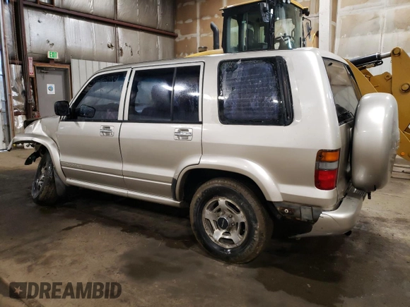 1998 Isuzu Trooper S with VIN JACDJ58X2W7916707, listed as a Copart auction lot 54154335 with 167,433 mi miles and Salvage title. Bid and sale history available at DreamBid. Image 2.