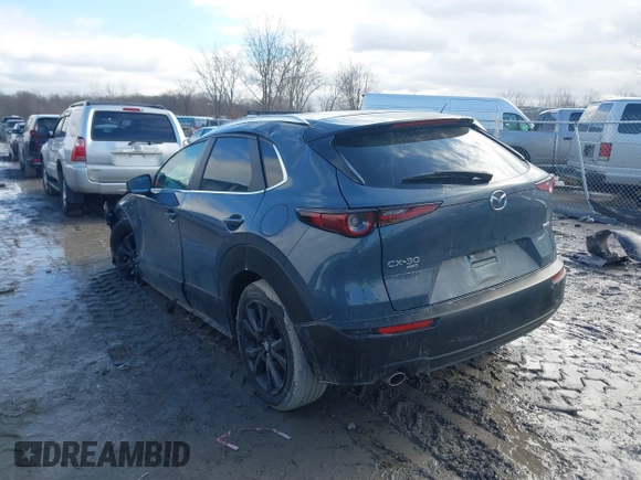 2023 Mazda CX-30 2.5 S Carbon Edition with VIN 3MVDMBCM5PM560926, listed as a IAAI auction lot 41488087 with 26,035 mi miles. Bid and sale history available at carsss.com. Image 3.