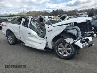 2018 Ford F-150 XL with VIN 1FTFX1E55JFA53517, listed as a Copart auction lot 49957355 with Not Provided miles and Clean Title. Bid and sale history available at DreamBid. Image 4.