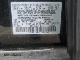2015 Nissan Sentra SV with VIN 3N1AB7APXFY226048, listed as a Copart auction lot 80827454 with 99,428 mi miles and Non Repairable. Bid and sale history available at carsss.com. Image 12.
