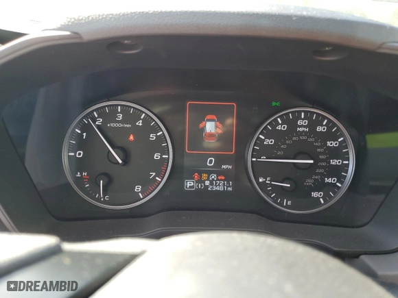 2024 Subaru Crosstrek Premium with VIN JF2GUADC9RH223182, listed as a Copart auction lot 49299455 with 23,481 mi miles and Salvage Title. Bid and sale history available at carsss.com. Image 9.