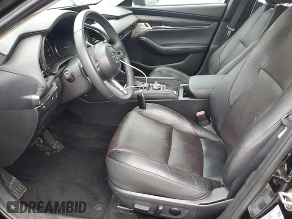 2020 Mazda 3 Premium with VIN 3MZBPBEM8LM125810, listed as a Copart auction lot 65094235 with 27,645 mi miles and Salvage title. Bid and sale history available at DreamBid. Image 7.