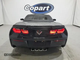 2019 Chevrolet Corvette 3LT with VIN 1G1YF3D73K5117449, listed as a Copart auction lot 82041944 with 53,554 mi miles and Salvage Title. Bid and sale history available at carsss.com. Image 6.