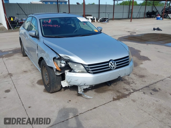 2015 Volkswagen Passat Wolfsburg Edition with VIN 1VWAS7A32FC065629, listed as a IAAI auction lot 42461831 with 137,367 mi miles and . Bid and sale history available at DreamBid. Image 6.