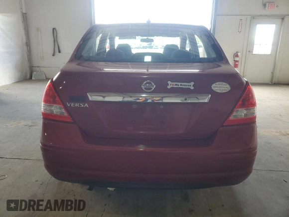 2011 Nissan Versa S with VIN 3N1BC1AP7BL468978, listed as a Copart auction lot 51956355 with 131,307 mi miles and Salvage title. Bid and sale history available at DreamBid. Image 6.
