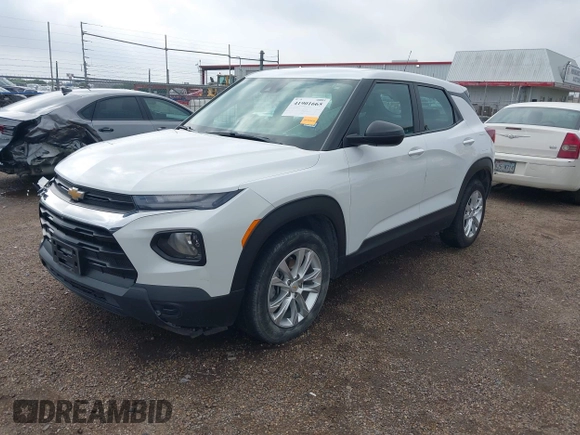 2021 Chevrolet TrailBlazer LS with VIN KL79MMS25MB164174, listed as a IAAI auction lot 41901665 with 46,446 mi miles and . Bid and sale history available at DreamBid. Image 17.