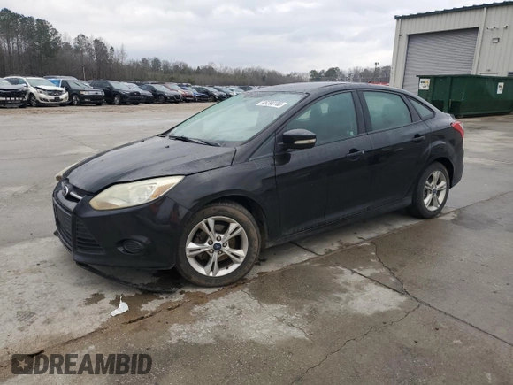 2013 Ford Focus SE with VIN 1FADP3F25DL198883, listed as a Copart auction lot 46290185 with Not Provided miles and Salvage Title. Bid and sale history available at carsss.com. Image 1.