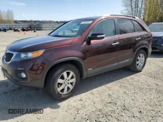 2012 Kia Sorento LX with VIN 5XYKTCA66CG278761, listed as a Copart auction lot 52053025 with 124,461 mi miles and Clean Title. Bid and sale history available at carsss.com. Image 1.