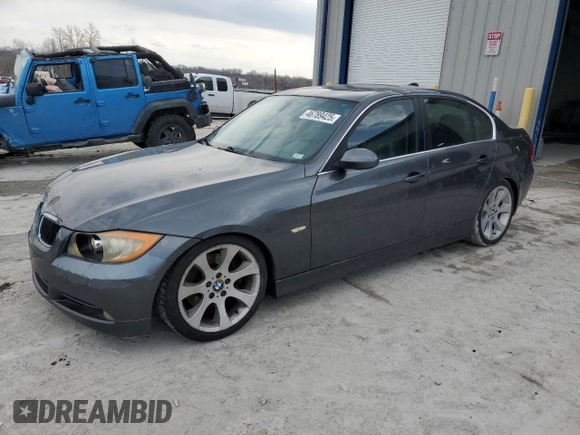 2006 BMW 3 Series 330i with VIN WBAVB33566PS06929, listed as a Copart auction lot 46789425 with 232,843 mi miles and Salvage title. Bid and sale history available at DreamBid. Image 1.