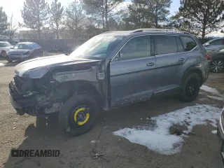 2019 Volkswagen Atlas SEL z VIN 1V2ER2CA1KC572951, wystawiony jako Copart lot #41664555 z przebiegiem 113 749 mil mil oraz Szkoda całkowita • Salvage title. Historia ofert i sprzedaży dostępna na DreamBid. Obrazek 1.