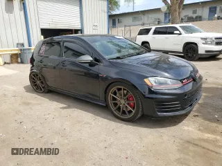 2017 Volkswagen Golf GTI S with VIN 3VW547AUXHM070857, listed as a Copart auction lot 52913205 with 87,759 mi miles and Salvage Title. Bid and sale history available at carsss.com. Image 4.