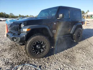 2018 Jeep Wrangler Sport with VIN 1C4GJXAG0JW146865, listed as a Copart auction lot 75021554 with 66,548 mi miles and Salvage Title. Bid and sale history available at carsss.com. Image 1.