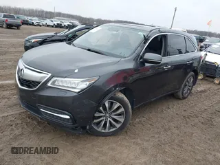 2014 Acura MDX Tech Pkg with VIN 5FRYD4H43EB504717, listed as a IAAI auction lot 41126914 with 1 mi miles. Bid and sale history available at carsss.com. Image 17.