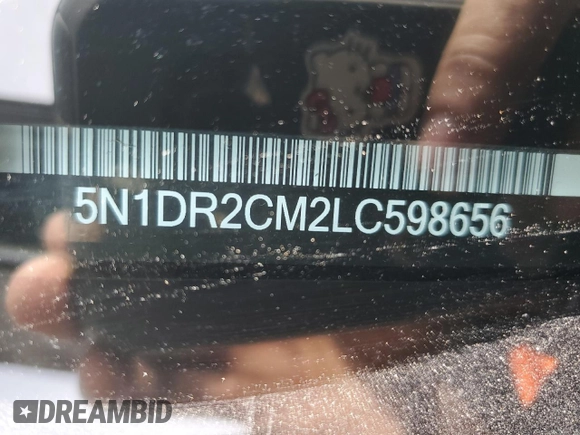 2020 Nissan Pathfinder SL z VIN 5N1DR2CM2LC598656, wystawiony jako Copart lot #50463385 z przebiegiem 78 764 mil mil oraz Szkoda całkowita • Salvage title. Historia ofert i sprzedaży dostępna na DreamBid. Obrazek 13.