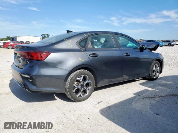 2021 Kia Forte LXS with VIN 3KPF24ADXME353971, listed as a Copart auction lot 57794745 with 51,638 mi miles and Salvage title. Bid and sale history available at DreamBid. Image 3.
