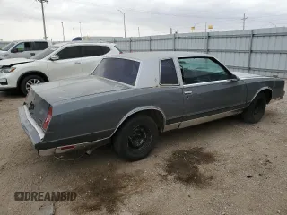 1986 Chevrolet Monte Carlo Sport с VIN 1G1GZ37Z7GR102095, выставлен на аукционе Copart как лот 77247544 с пробегом 87 728 миль миль и Чистый • Clean title. История ставок и продаж доступна на DreamBid. Изображение 3.
