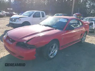 1996 Ford Mustang with VIN 1FALP4042TF180575, listed as a IAAI auction lot 41561882 with 248,183 mi miles. Bid and sale history available at carsss.com. Image 17.