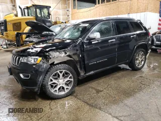 2020 Jeep Grand Cherokee Limited z VIN 1C4RJFBG5LC321746, wystawiony jako Copart lot #46003055 z przebiegiem 57 821 mil mil oraz Szkoda całkowita • Salvage title. Historia ofert i sprzedaży dostępna na DreamBid. Obrazek 1.