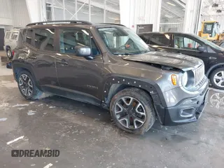 2017 Jeep Renegade Latitude with VIN ZACCJABB9HPE52615, listed as a IAAI auction lot 40913203 with 95,968 mi miles. Bid and sale history available at carsss.com. Image 1.