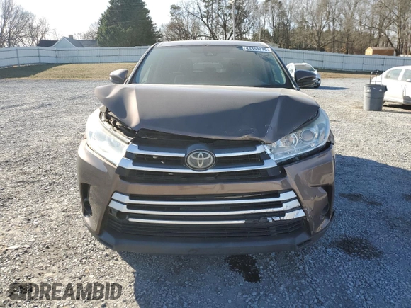 2018 Toyota Highlander LE with VIN 5TDZZRFH6JS288376, listed as a Copart auction lot 43353975 with 93,706 mi miles and Non repairable. Bid and sale history available at DreamBid. Image 5.