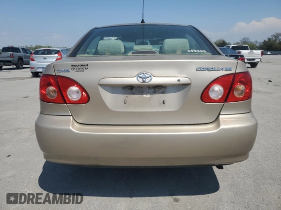 2006 Toyota Corolla CE with VIN 2T1BR32E76C635904, listed as a Copart auction lot 50566015 with 299,999 mi miles and Clean Title. Bid and sale history available at DreamBid. Image 6.