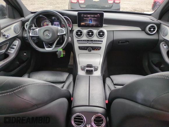 2017 Mercedes-Benz C 43 AMG with VIN 55SWF6EB6HU204688, listed as a Copart auction lot 47649265 with 96,964 mi miles and Salvage Title. Bid and sale history available at DreamBid. Image 8.