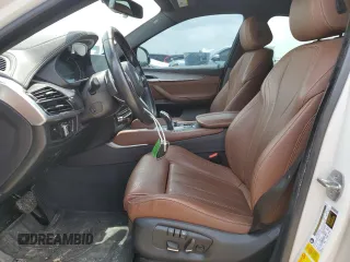 2018 BMW X6 sDrive35i with VIN 5UXKU0C52J0G80569, listed as a Copart auction lot 49991705 with 77,531 mi miles and Salvage Title. Bid and sale history available at carsss.com. Image 7.
