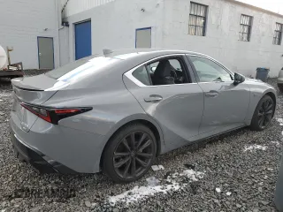 2024 Lexus IS with VIN JTHBZ1E22R5034602, listed as a Copart auction lot 88689965 with 0 mi miles and Salvage Title. Bid and sale history available at carsss.com. Image 3.