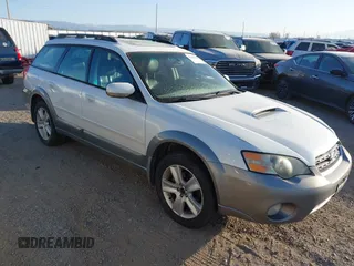2005 Subaru Legacy Outback XT Limited with VIN 4S4BP67C254357506, listed as a IAAI auction lot 41384163 with 324,034 mi miles and . Bid and sale history available at DreamBid. Image 1.