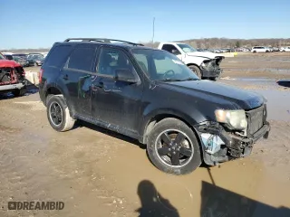 2010 Ford Escape XLT with VIN 1FMCU0D72AKA85305, listed as a Copart auction lot 46711265 with 120,416 mi miles and Salvage Title. Bid and sale history available at carsss.com. Image 4.