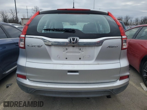 2016 Honda CR-V LX with VIN 2HKRM4H37GH603073, listed as a Copart auction lot 47425875 with Not Provided miles and Salvage Title. Bid and sale history available at carsss.com. Image 6.