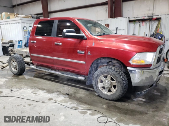 2010 Dodge Ram 2500 SLT with VIN 3D7UT2CL5AG147282, listed as a Copart auction lot 88434685 with 223,334 mi miles and Salvage Title. Bid and sale history available at carsss.com. Image 4.