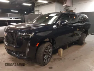 2022 Cadillac Escalade ESV Sport Platinum with VIN 1GYS4RKL4NR244529, listed as a IAAI auction lot 41071149 with 50,641 mi miles and . Bid and sale history available at DreamBid. Image 2.