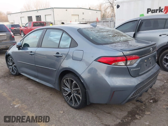2022 Toyota Corolla SE with VIN 5YFS4MCE6NP120572, listed as a IAAI auction lot 41797186 with 36,471 mi miles. Bid and sale history available at carsss.com. Image 3.