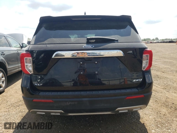 2024 Ford Explorer XLT with VIN 1FMSK8DH7RGA23907, listed as a Copart auction lot 61095905 with 26,289 mi miles and Non repairable. Bid and sale history available at DreamBid. Image 6.