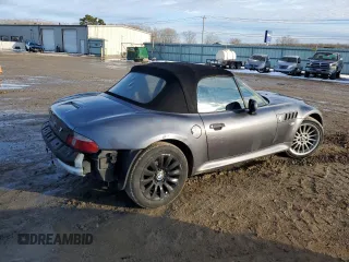 2001 BMW Z3 3.0 with VIN WBACN53451LL46309, listed as a Copart auction lot 88944085 with 159,449 mi miles and Salvage title. Bid and sale history available at DreamBid. Image 3.