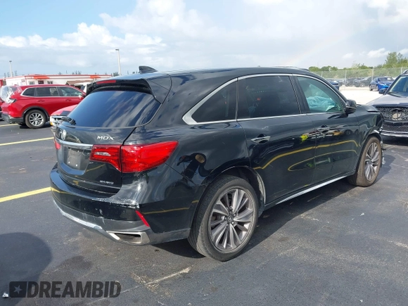 2018 Acura MDX Technology with VIN 5J8YD4H73JL017988, listed as a IAAI auction lot 42351398 with 102,733 mi miles and . Bid and sale history available at DreamBid. Image 4.