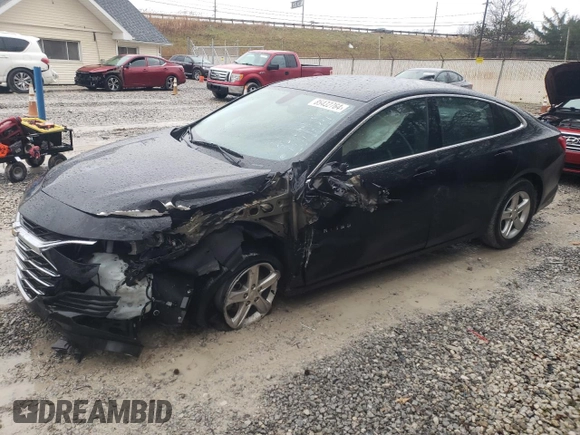 2022 Chevrolet Malibu LS with VIN 1G1ZB5ST3NF187706, listed as a Copart auction lot 85432764 with 31,145 mi miles and Salvage Title. Bid and sale history available at DreamBid. Image 1.