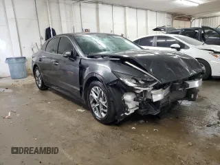 2020 Hyundai Sonata SEL z VIN 5NPEL4JA9LH031038, wystawiony jako Copart lot #52035705 z przebiegiem 48 004 mil mil oraz Nie do naprawy. Historia ofert i sprzedaży dostępna na DreamBid. Obrazek 4.
